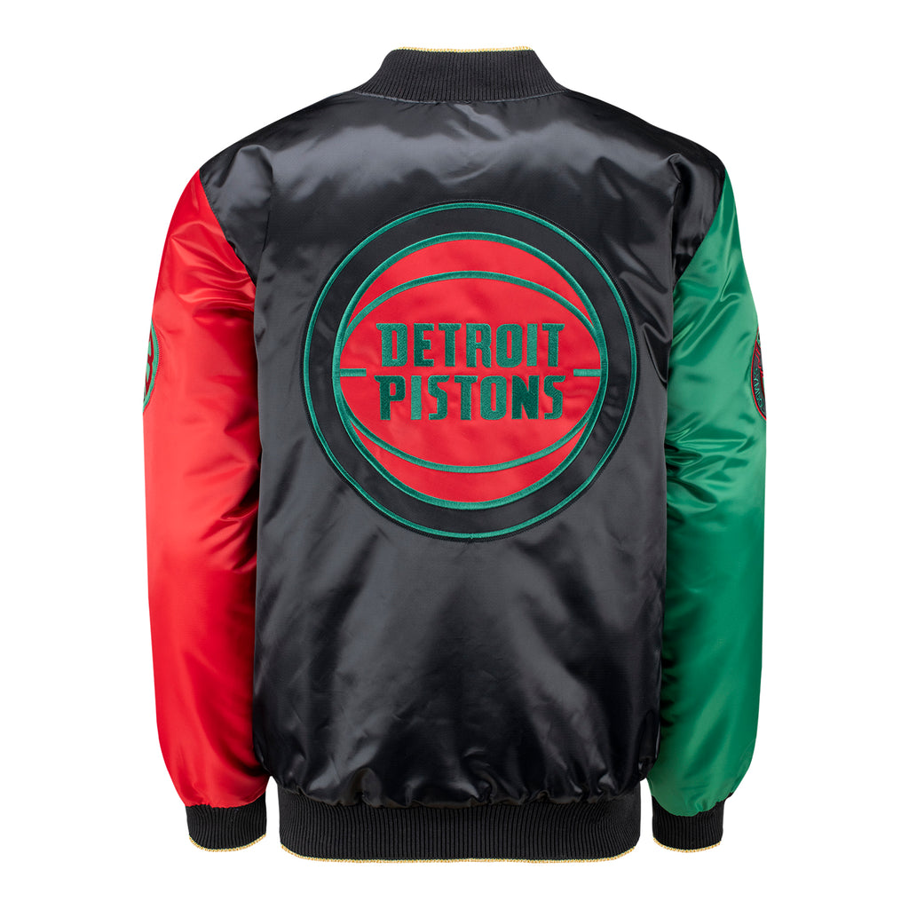 Pistons hot sale bomber jacket