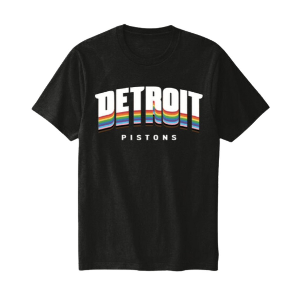 Detroit Pistons Pride TShirt Pistons 313 Shop