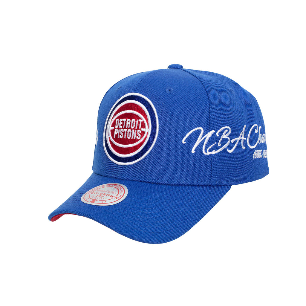 Pistons Mitchell & Ness NBA Champs Snapback Hat | Pistons 313