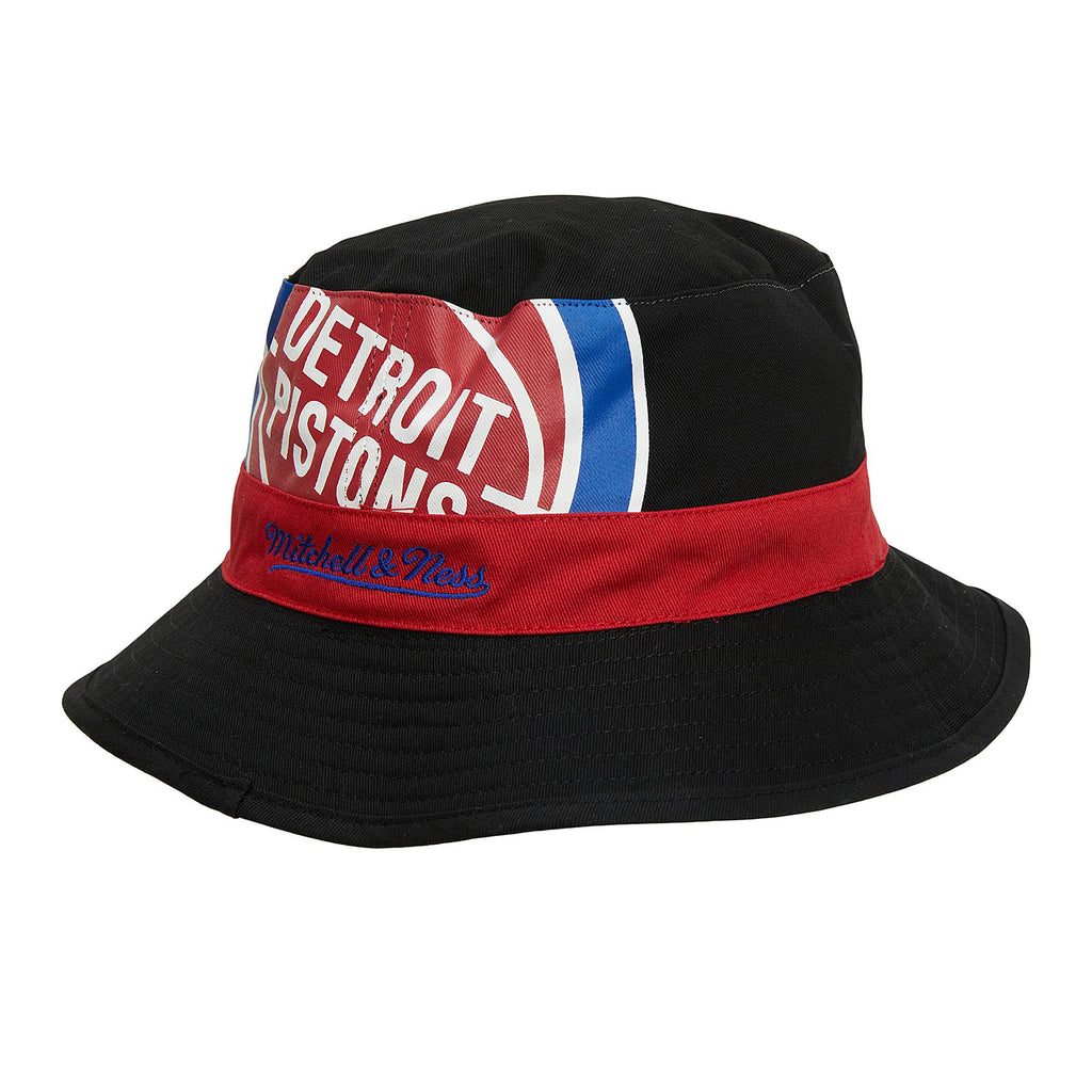 Mitchell & Ness Pistons Two18 Reversible Bucket Hat