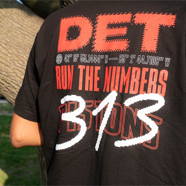 Detroit Pistons Run The Numbers T-Shirt