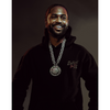 Big Sean Wearing Detroit Pistons Big Sean Detroit World Tour Hoodie