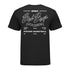 2024-25 Detroit Pistons City Edition Bad Boys Outline T-Shirt In Black  - Back View