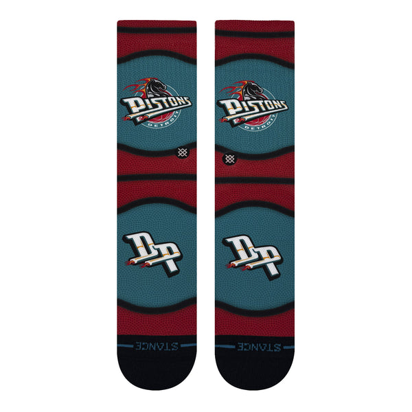 Detroit Pistons Stance Hardwood Classic Mini Ball Socks