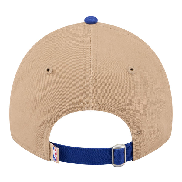 Detroit Pistons New Era 2024 NBA Draft 920 Adjustable In Tan - Back View