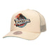 Mitchell & Ness Pistons Hardwood Classic Trucker Hat In White - Front View