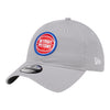 Detroit Pistons New Era 920 Primary Hat In Grey - Front Left View