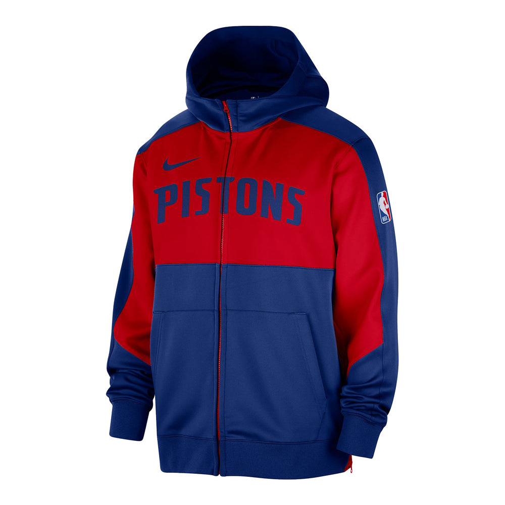 Detroit Pistons shops satin jacket rare blue rare authentic