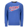 Mitchell & Ness Pistons Playoff Crewneck Sweatshirt In Blue - Front View