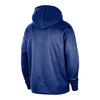 Nike Pistons 2024 Spotlight Hooded Sweatshirt In Blue - Back View