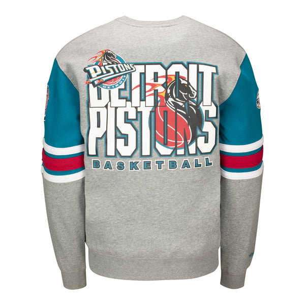 Mitchell & Ness Pistons Hardwood Classic Crewneck Sweatshirt