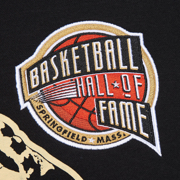 Mitchell & Ness Pistons Chauncey Billups Hall of Fame Hoodie In Black - Hall of Fame Patch View