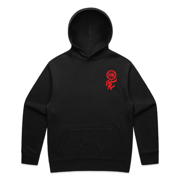 Detroit Pistons Malcolm X Emerging X Hoodie - Front Side