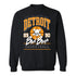 2024-25 Detroit Pistons City Edition Bad Boys Crewneck In Black - Front View