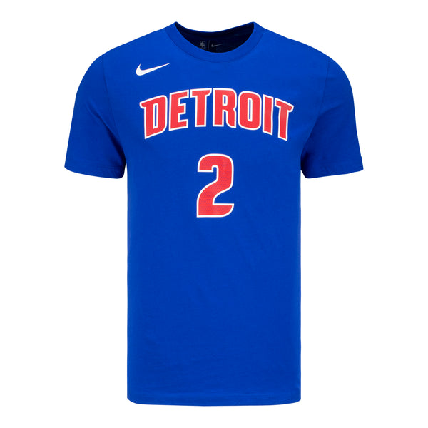 Pistons Nike Cade Cunningham Player Name & Number T-Shirt - Front View