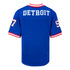 Detroit Pistons Starter Football Jersey in Blue