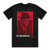 Detroit Pistons Malcolm X El Shabazz T-Shirt - Front View