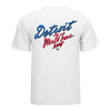 Detroit Pistons Big Sean Detroit World Tour T-Shirt - Back View