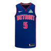 Detroit Pistons Malik Beasley Nike Icon Swingman Jersey - 2024-25