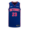 Detroit Pistons Simone Fontecchio Nike Icon Swingman Jersey - 2024-25