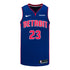 Detroit Pistons Simone Fontecchio Nike Icon Swingman Jersey - 2024-25