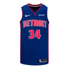 Detroit Pistons Bobi Klintman Nike Icon Swingman Jersey - 2024-25