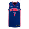 Detroit Pistons Paul Reed Nike Icon Swingman Jersey - 2024-25