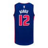 Detroit Pistons Tobias Harris Nike Icon Swingman Jersey In Blue - Back View