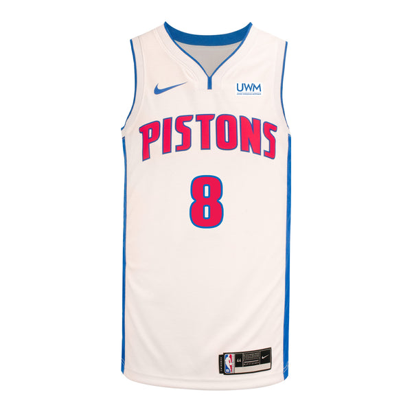 Detroit Pistons Tim Hardaway Jr. Nike Association Swingman Jersey In White - Front View