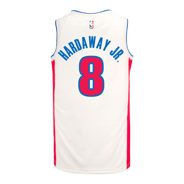 Detroit Pistons Tim Hardaway Jr. Nike Association Swingman Jersey In White - Back View