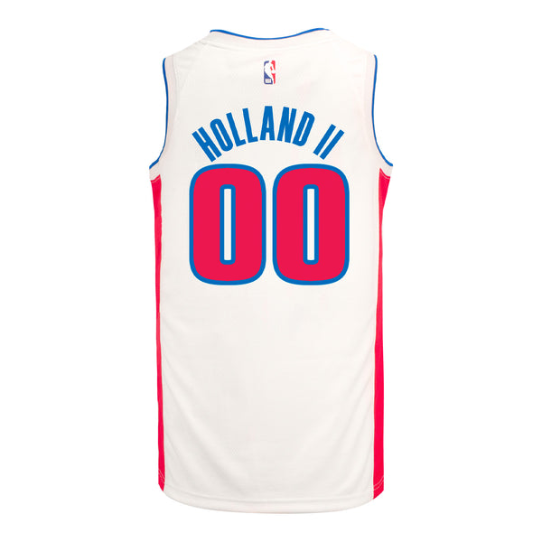 Youth Detroit Pistons Ron Holland II Nike Association Swingman Jersey - 2024-25