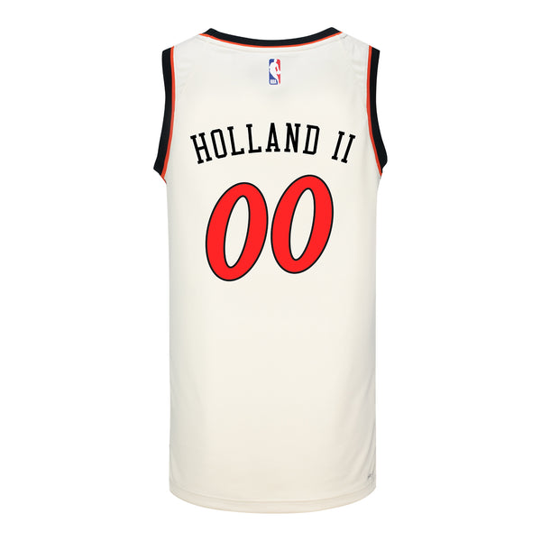 2024-25 DETROIT PISTONS RON HOLLAND II CITY EDITION JERSEY - Back View