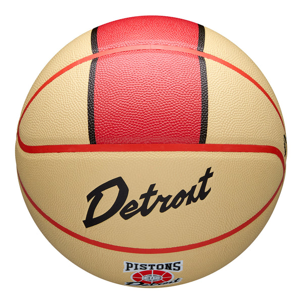 2024-25 DETROIT PISTONS CITY EDITION COLLECTOR SERIES BASKETBALL - BOTTOM VIEW