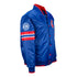 Youth Detroit Pistons Starter Scout Satin Snap Up Jacket In Blue - Front Right View