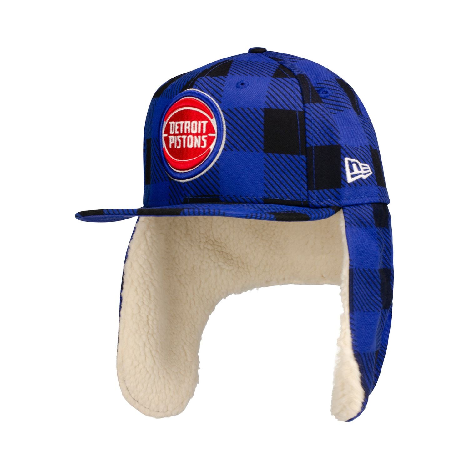 New Era Pistons Plaid Dog Ear 59FIFTY Fitted Hat | Pistons 313 Shop