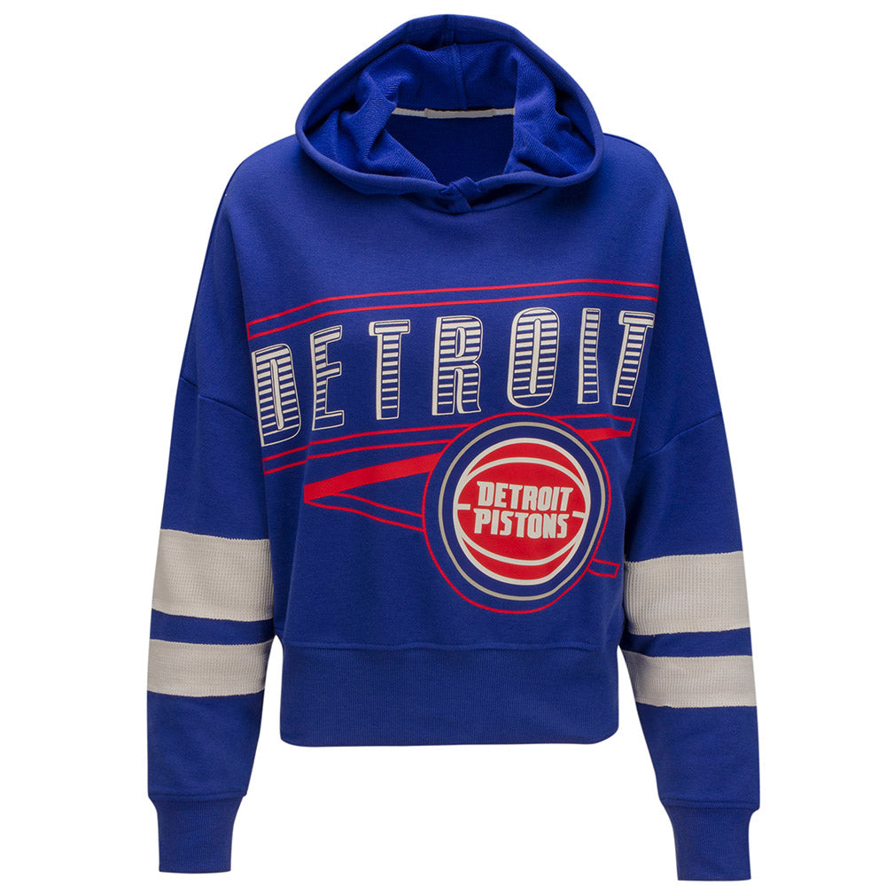 New Era Pistons Team Logo Hooded Sweatshirt / Large