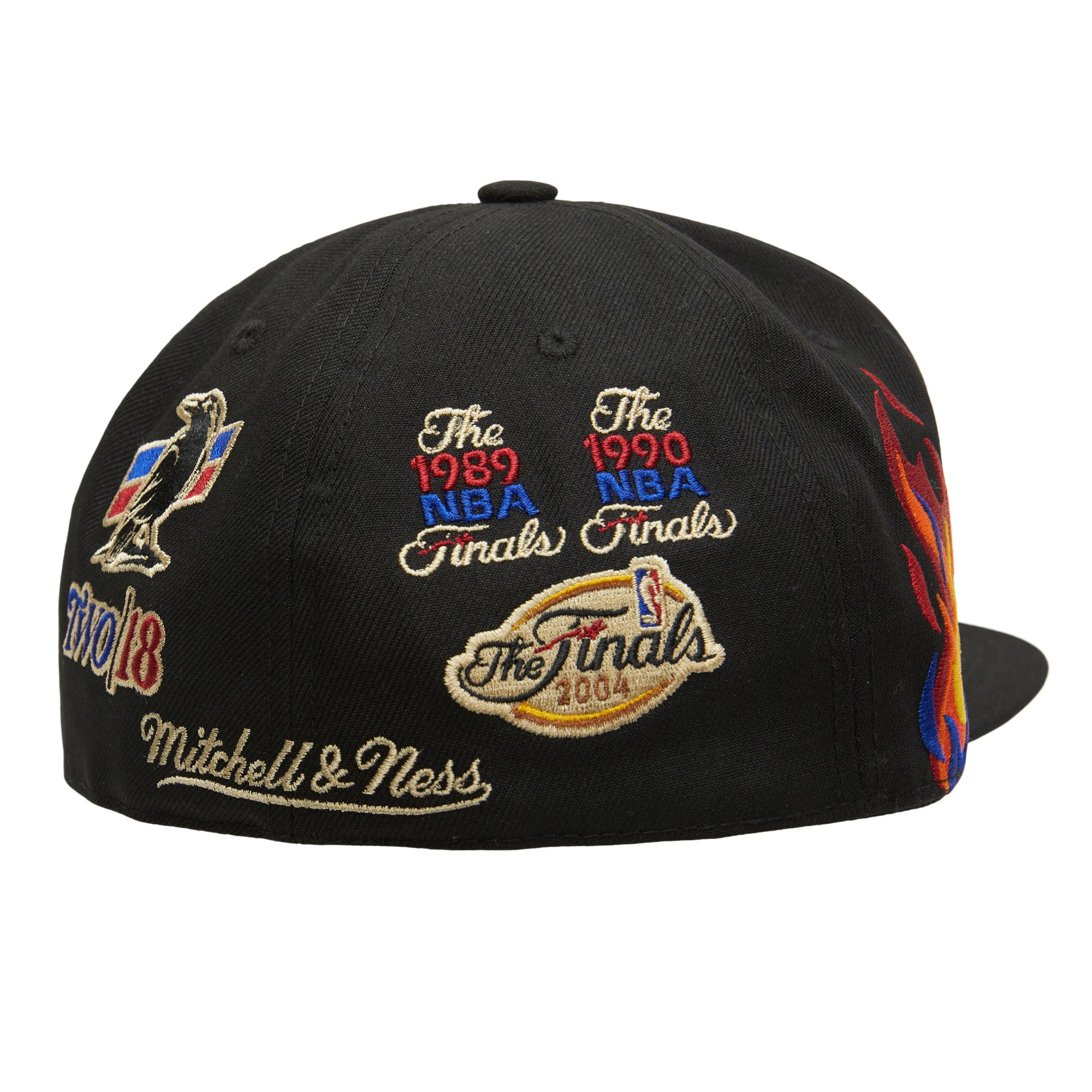 Mitchell & Ness Pistons Two18 Fitted Hat | Pistons 313 Shop