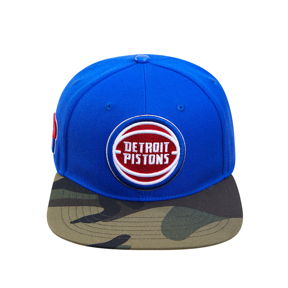 Detroit Pistons 47 Brand Black Camo Snapback - Depop