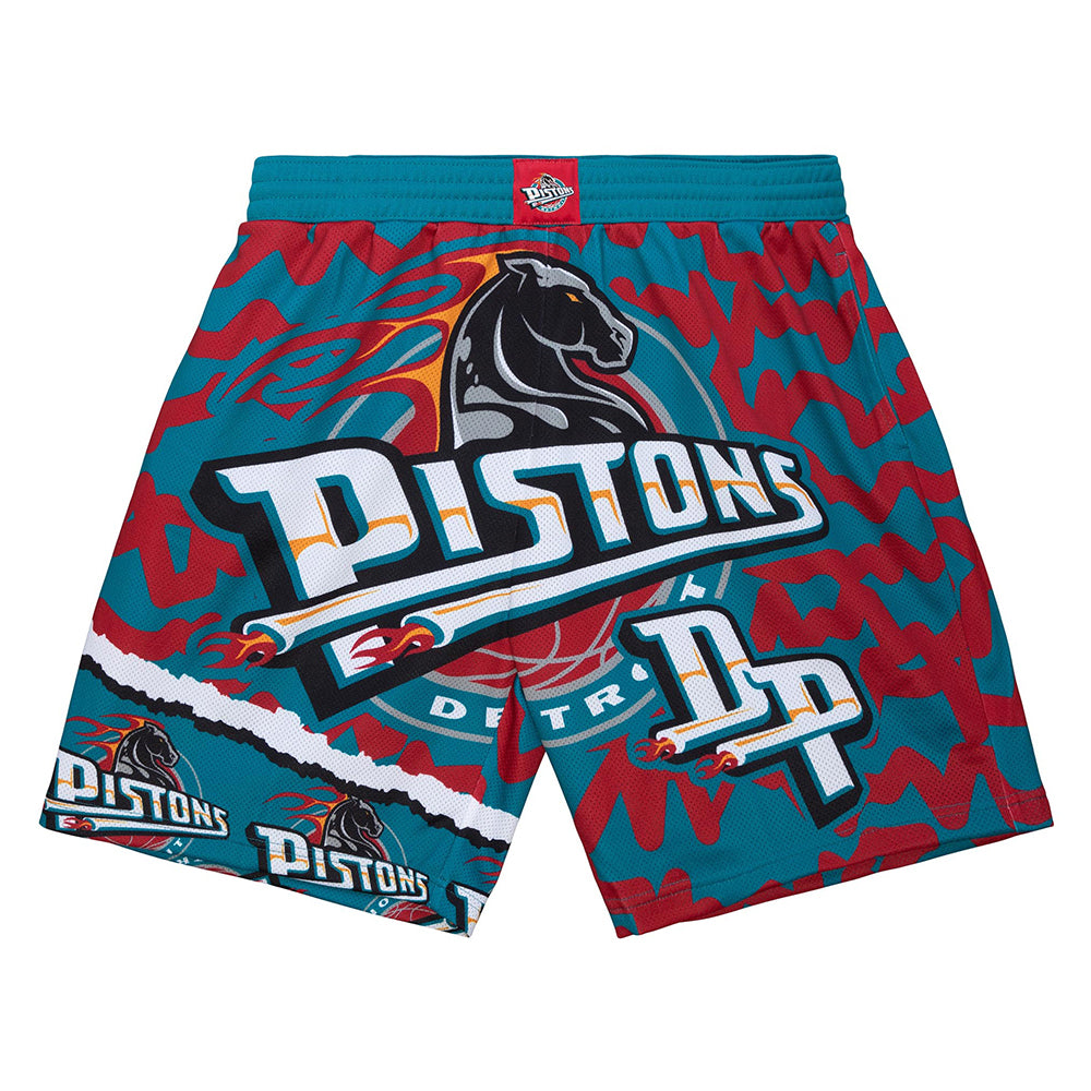 Mitchell & Ness Pistons Jumbotron Shorts / X-Large