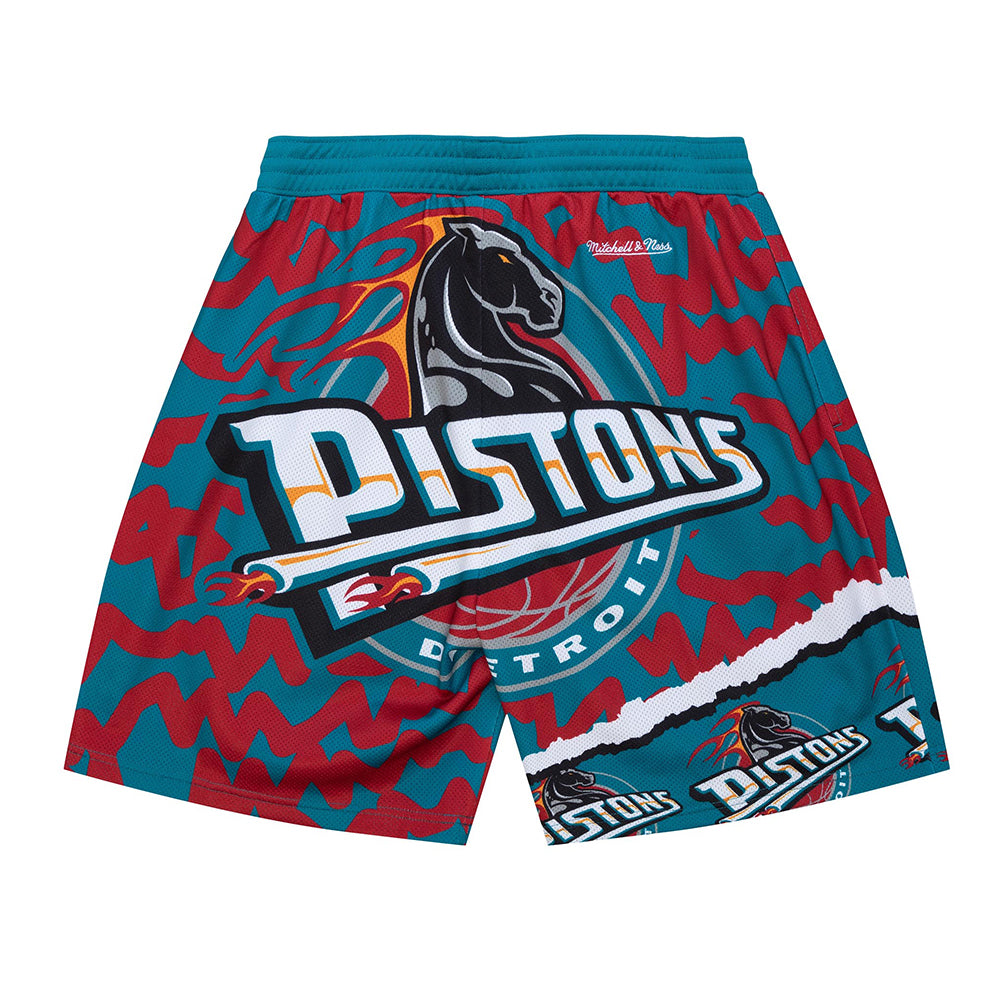 Mitchell & Ness Pistons Jumbotron Shorts / X-Large