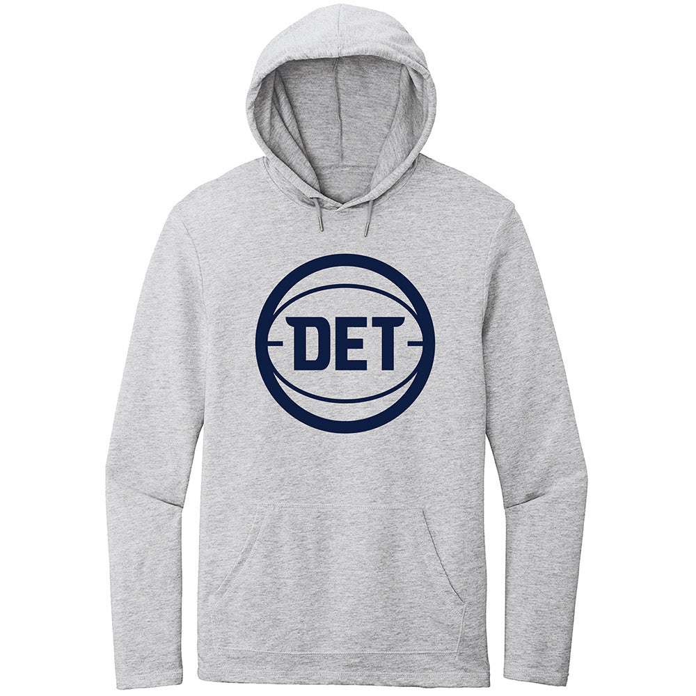 NBA Detroit Pistons White Blue Curvers Zip Up Hoodie - Limotees