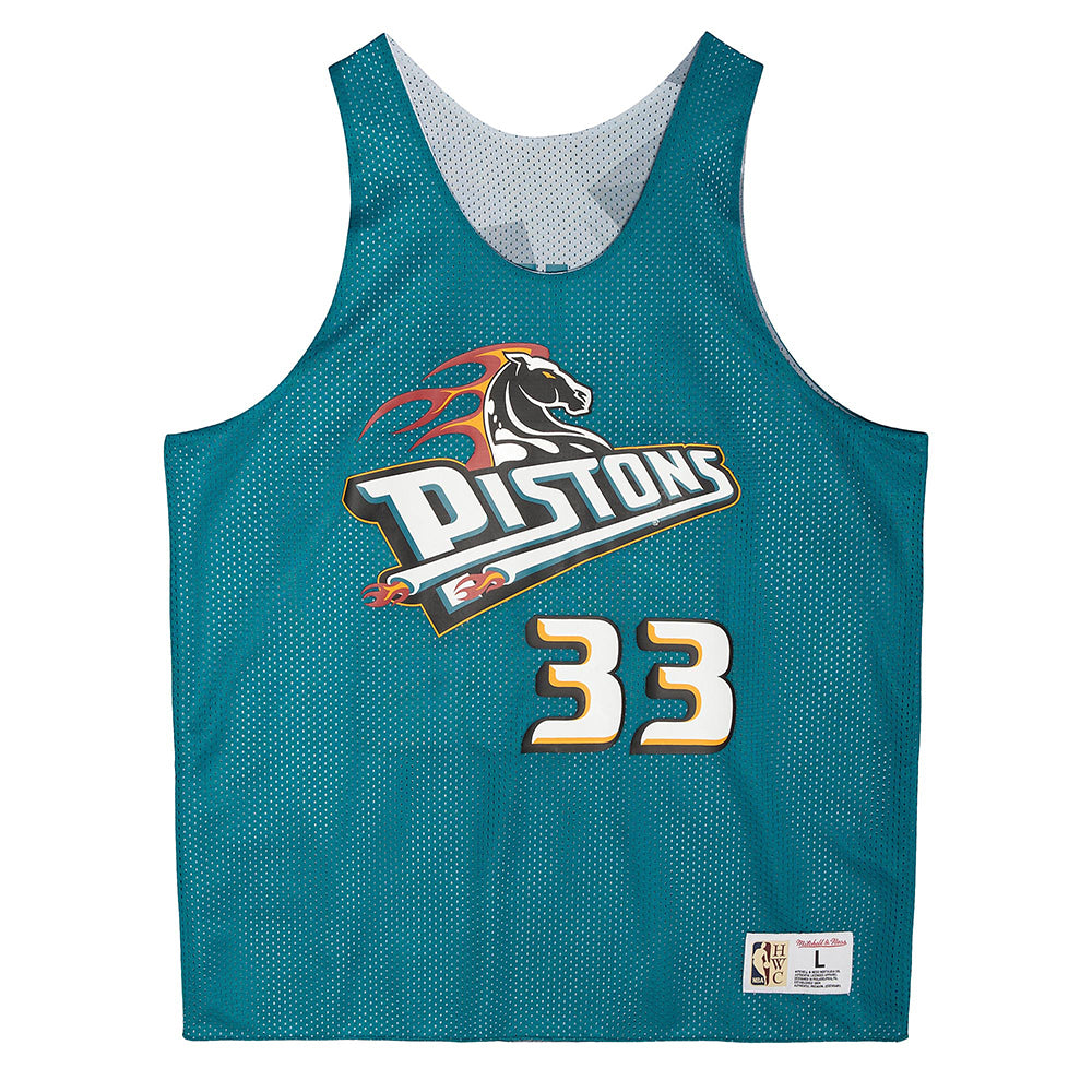Mitchell & Ness Pistons Grant Hill Name & Number Reversible Mesh Tank Top