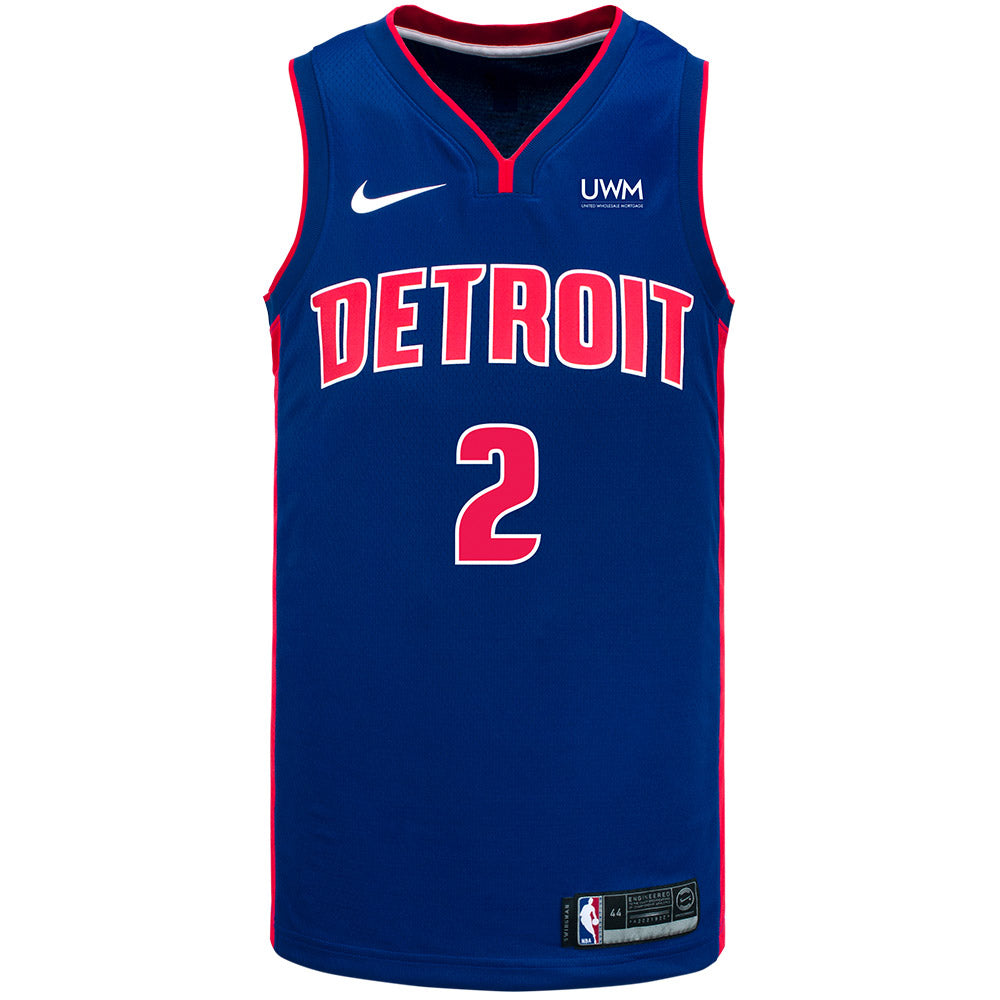 JADEN IVEY Autographed Detroit Pistons Blue Nike Swingman Jersey