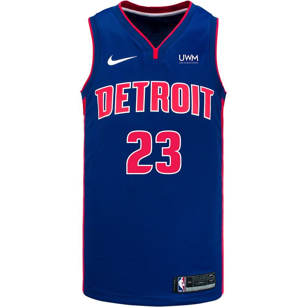 Jalen Duren Nike Hardwood Classic Detroit Pistons Swingman Jersey - 20