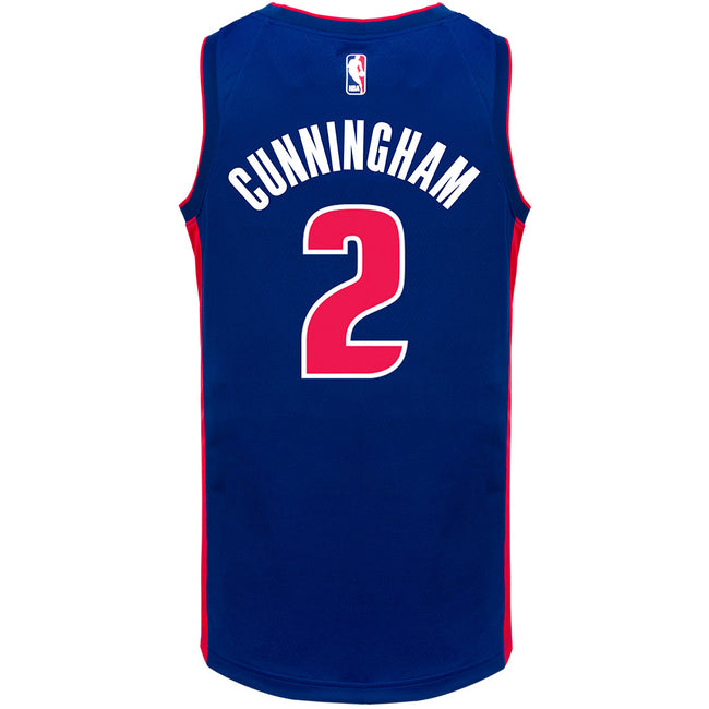 Youth Nike Cade Cunningham White Detroit Pistons Swingman Jersey - Association Edition