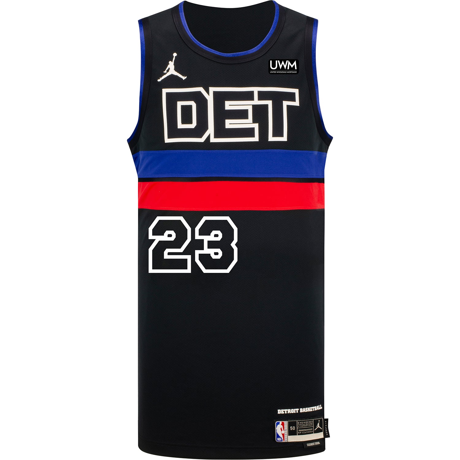 Jaden Ivey Jordan Brand Statement Detroit Pistons Swingman Jersey - 20