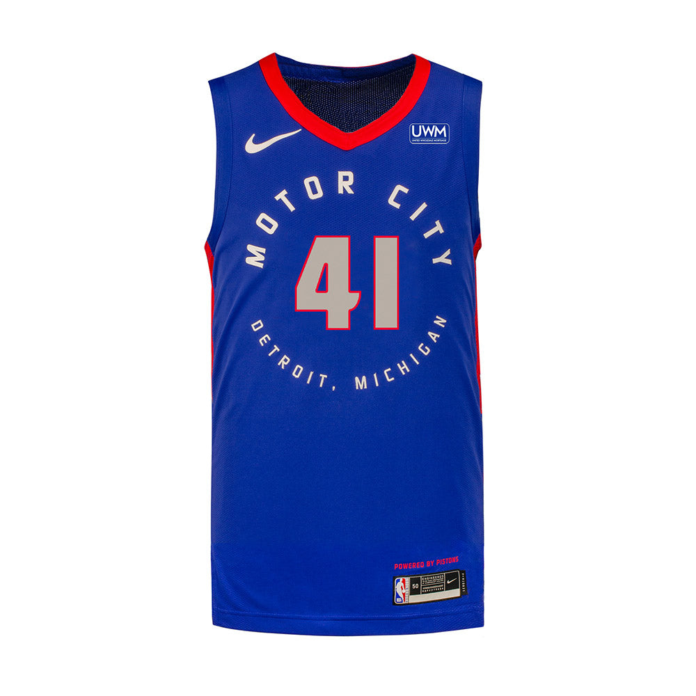 Personalized Nike Association Detroit Pistons Swingman Jersey
