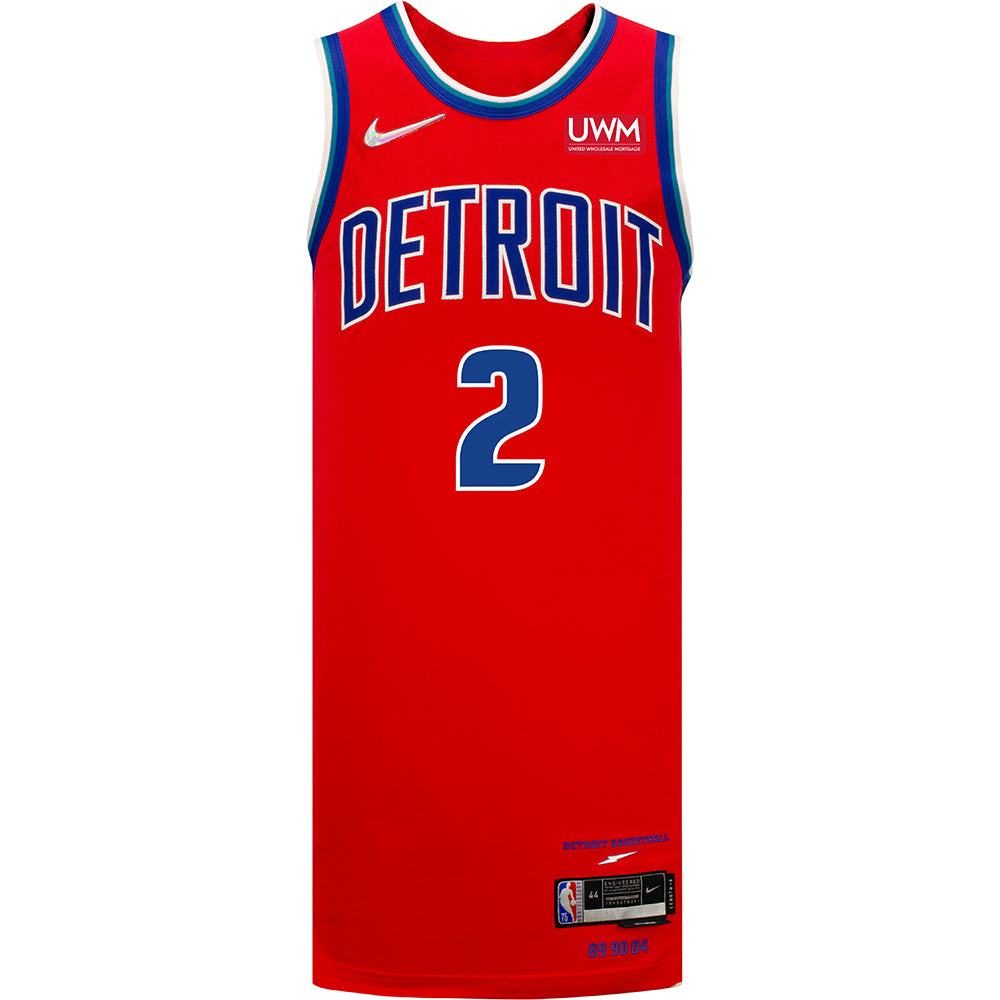 Nike Youth Detroit Pistons Cade Cunningham #2 Dri-Fit Swingman Jersey - Black - M Each