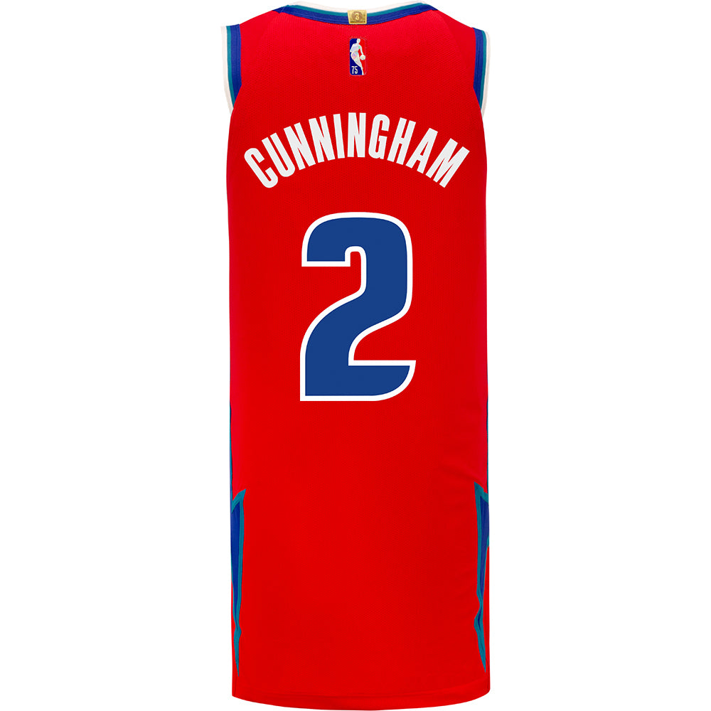 Cade Cunningham Nike Authentic Association Detroit Pistons Swingman Jersey / 56