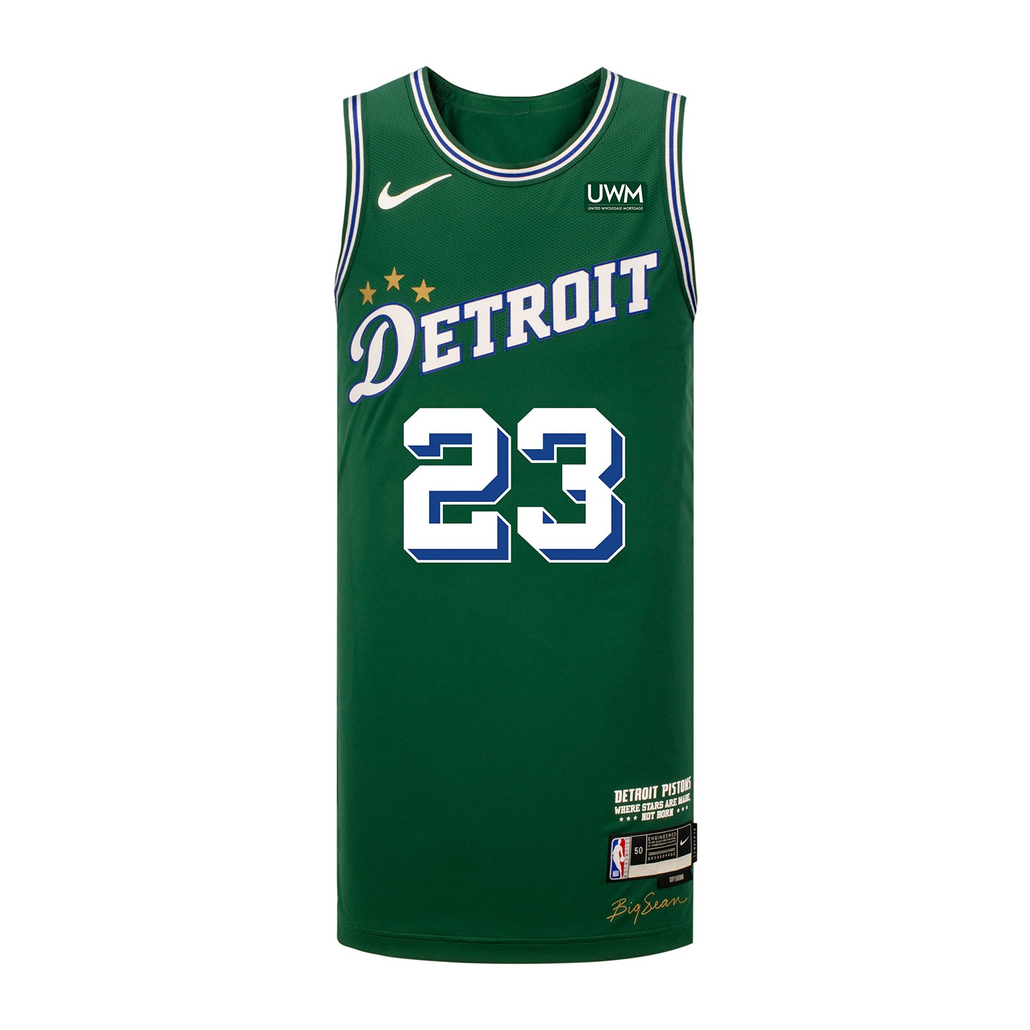 Jaden Ivey Nike City Edition Detroit Pistons Swingman Jersey